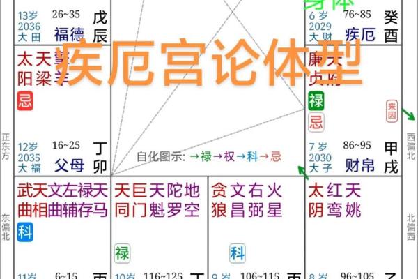 紫薇破军入疾厄宫的