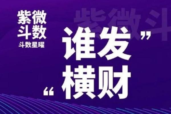 紫薇斗数横财大限