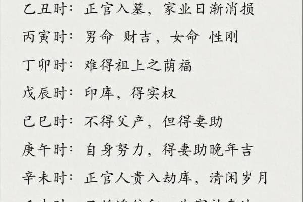 八字命理分析步骤（2）
