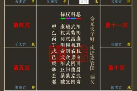 紫薇斗数庚宫