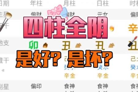 八字四柱纯阴