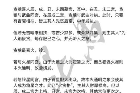 紫薇权贪狼在疾厄宫