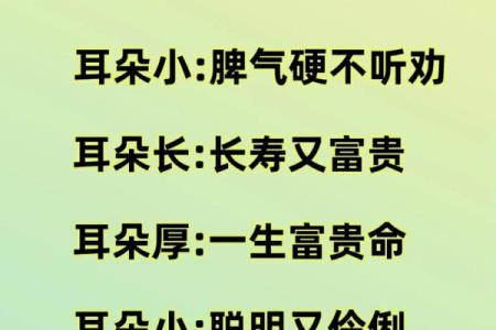 耳相算命图解，如何从耳相看人的命运