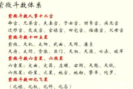 紫薇斗数的六煞