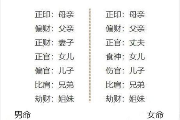 八字六亲