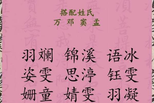 八字起名字女孩
