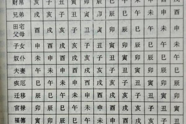 查八字命宫