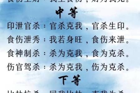 中等八字