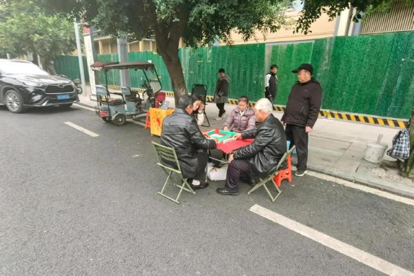 夫人又去摆摊算命