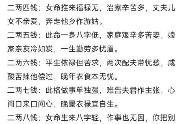 称骨算命越重越好吗