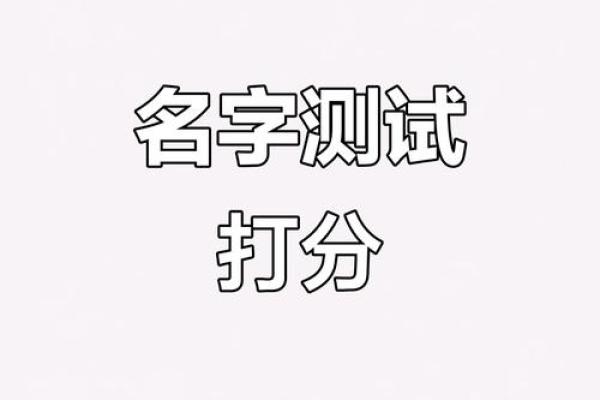起名打分测试
