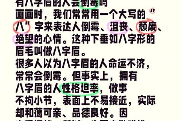 八字眉生肖