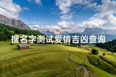 姓名配对恋爱契合度,姓名匹配测试免费