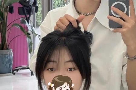 都说八字刘海特别好看，还真是这样，众刘海表示甘拜下风