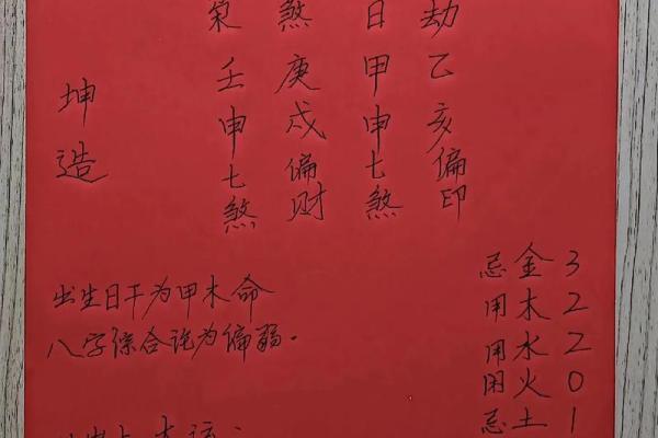 正财格的八字