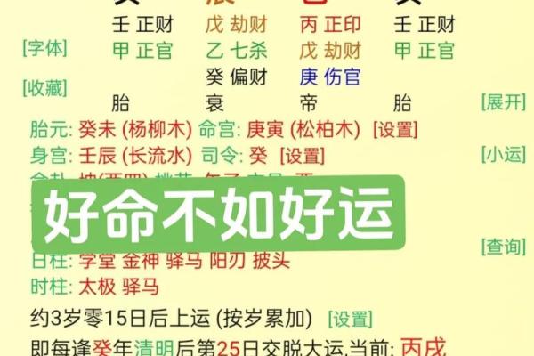 八字正财多