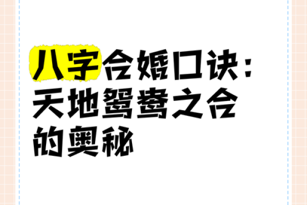 八字合婚的解释
