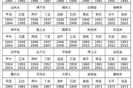 八字纳音