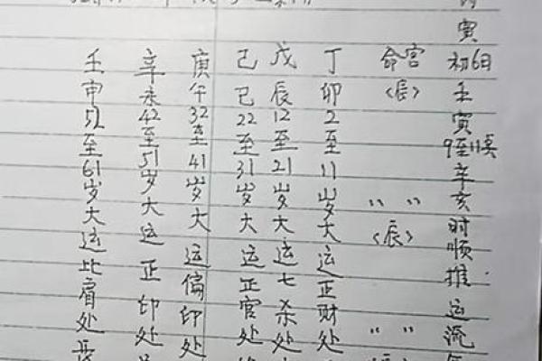 生辰八字排列