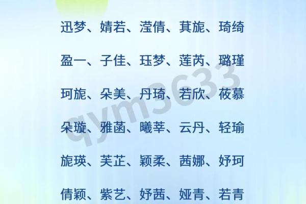 2021年7月30日出生女宝宝活泼有福气的名字姓名