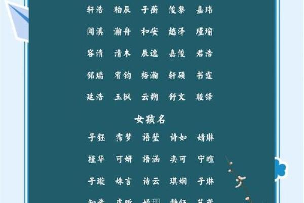 中午出生属兔的男孩应该怎么样取名字呢？姓名