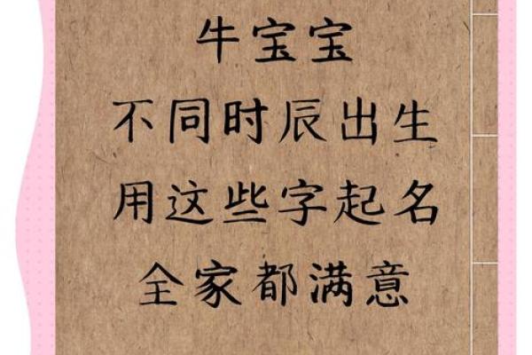 什么名字适合上午出生的属牛男孩姓名