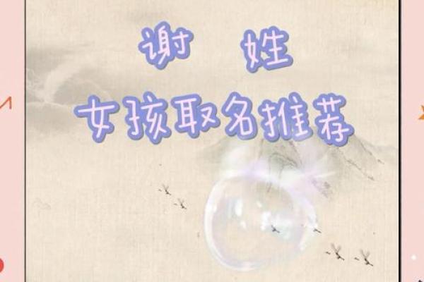 谢姓女孩名字大全-谢姓女孩起名字大全-谢姓名字大全姓名