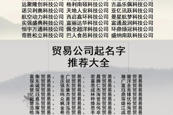科技公司名称大全-名字大全姓名