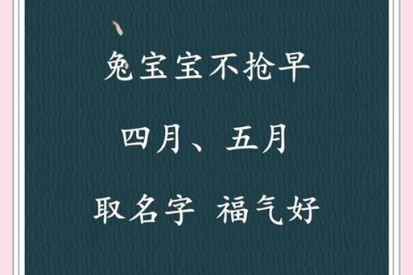 4月份出生的属兔女孩起什么名字最好姓名