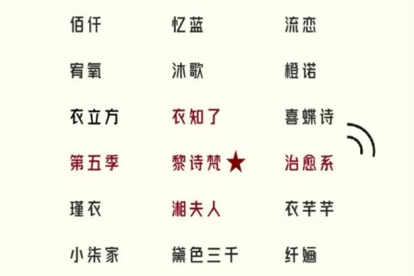 内衣店名大全-好听的内衣店名-名字大全-姓名学-华易算命网姓名