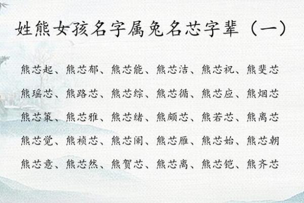 熊姓男孩名字大全-熊姓男孩起名字大全-熊姓名字大全姓名